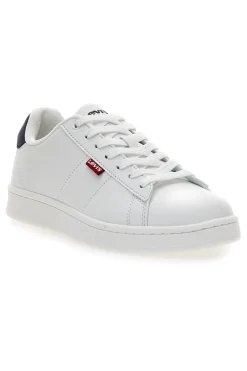 LEVI'S Sneakers bianche lacci e strappo Levi’s Bell JR
