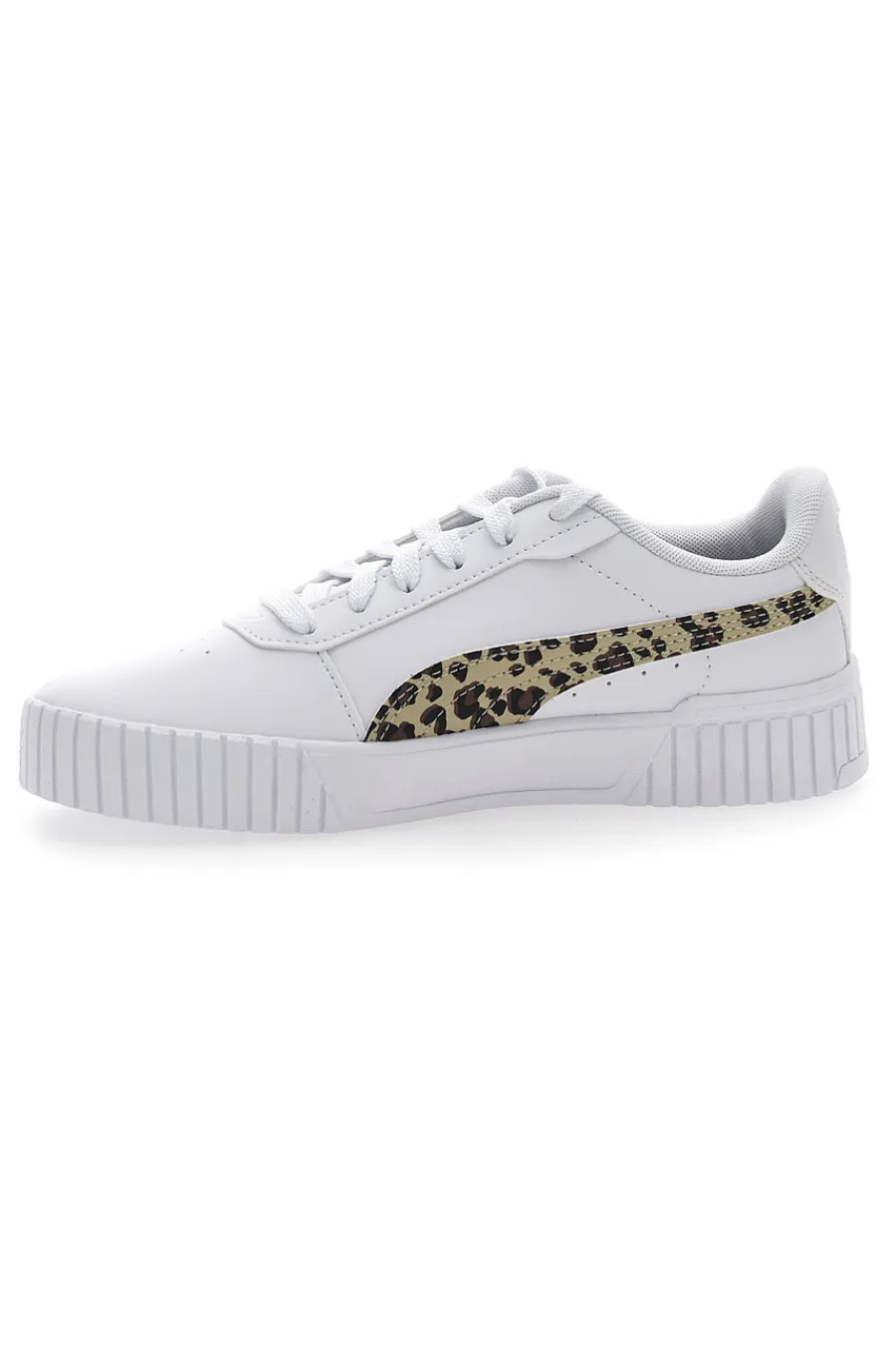 PUMA Sneakers Bianche Leopardate Carina 2.0 Animal Update