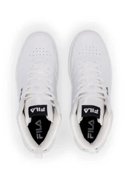 Uomo FILA Sneakers Bianche Mid-Cut con Tomaia Traforata REGA NF MID