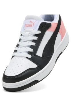PUMA Sneakers bianche, nere e rosa Rebound V6 Lo Hot