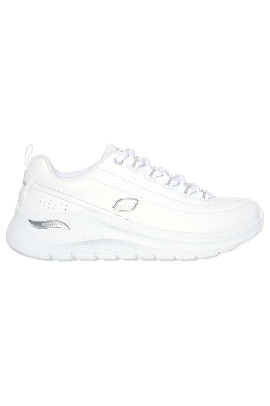 Donna SKECHERS Sneakers Bianche Arch Fit 2 Star Bound
