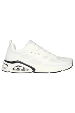 Uomo SKECHERS Sneakers Bianche Tres-Air Uno Revolution-Airy