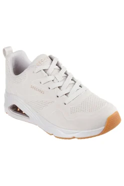 Donna SKECHERS Sneakers Bianche Tres-Air Uno Ah-mazing