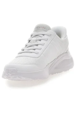 SKECHERS Sneakers bianche slip-ins con platform e memory foam Uno Lite Floating Steps Discount