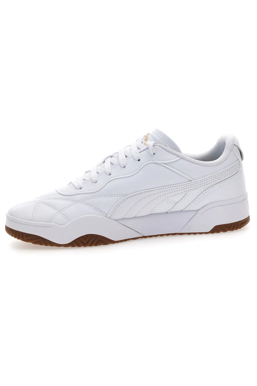 Uomo PUMA Sneakers bianche suola marrone Tifosi