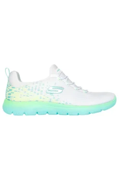SKECHERS Sneakers Bianche Vegane Summits Morning Glow Hot