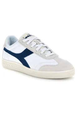 Uomo DIADORA Sneakers bianco blu con lacci Kick SL