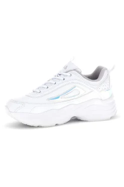 FILA Sneakers bianco con platform e inserti olografici Skye ZP Wmn Clearance