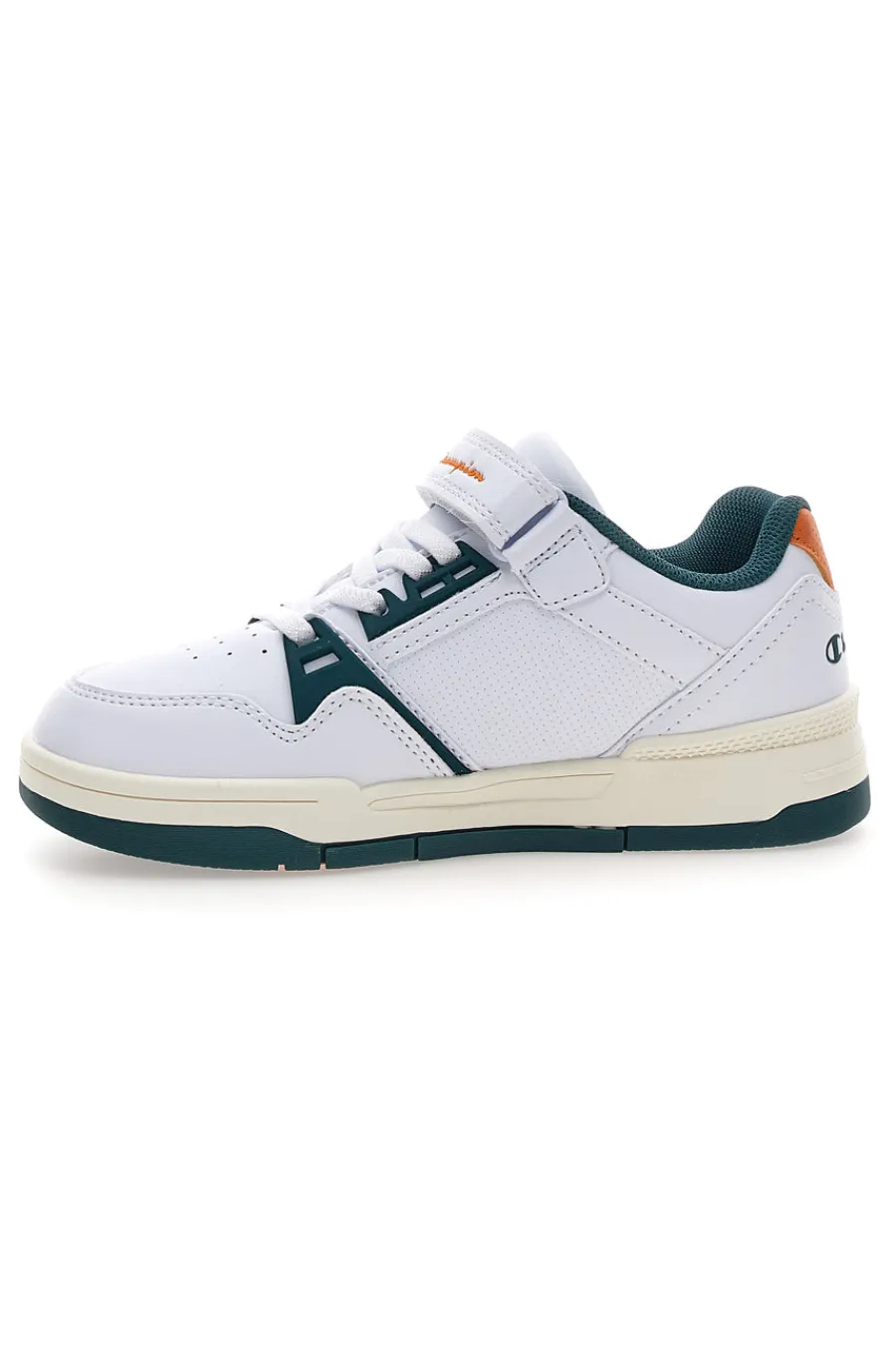 CHAMPION Sneakers bianco dettagli verdi e arancioni Rd18 Heritage Evolve B Ps