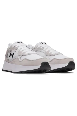 UNDER ARMOUR Sneakers bianco e grigio chiaro con logo laterale e suola rialzata W Mirage Sport Hot