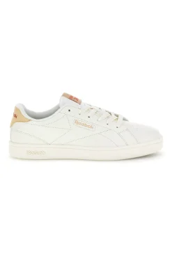 REEBOK Sneakers bianco inserti beige Court Clean New