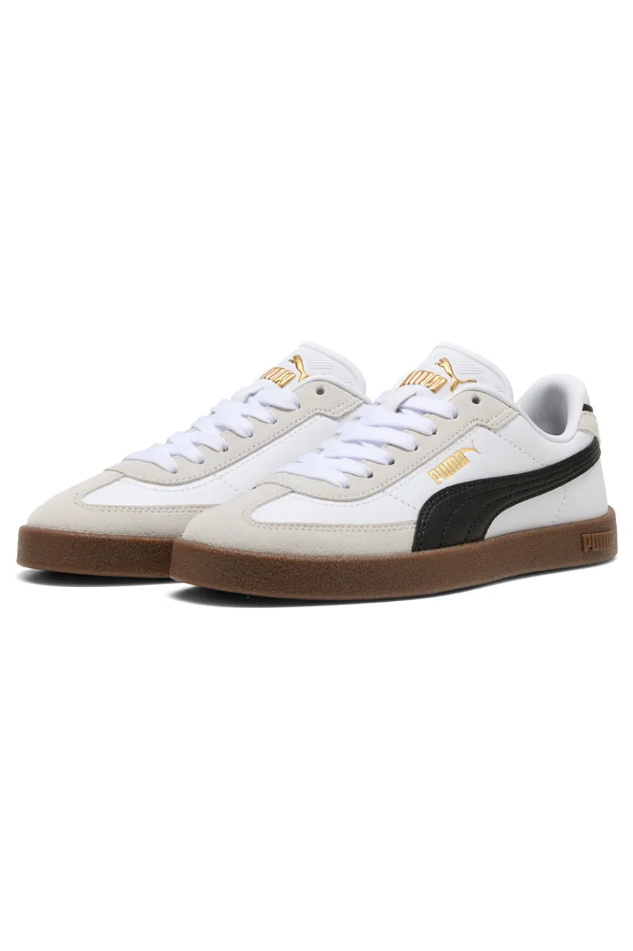 PUMA Sneakers bianco pelle Club II Eva Jr