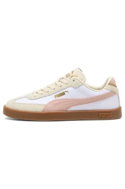 PUMA Sneakers bianco rosa in tessuto e pelle Club II Era Cv Sale