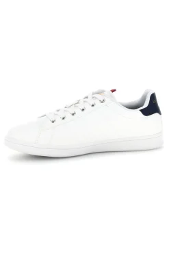 Uomo U.S.GRAND POLO Sneakers bianco stringate con inserti a contrasto U.s. grand polo GPM2301038