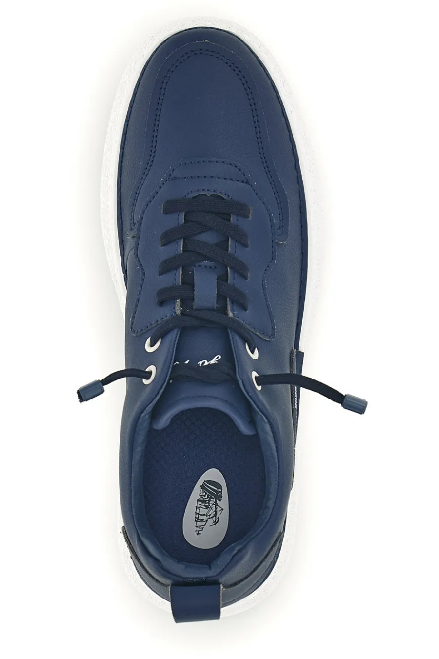Uomo AMERIGO VESPUCCI Sneakers blu bicolore con lacci elastici AV0