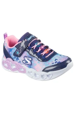 SKECHERS Sneakers blu con cuori luminosi Infinite Heart Lights Heart Jewels