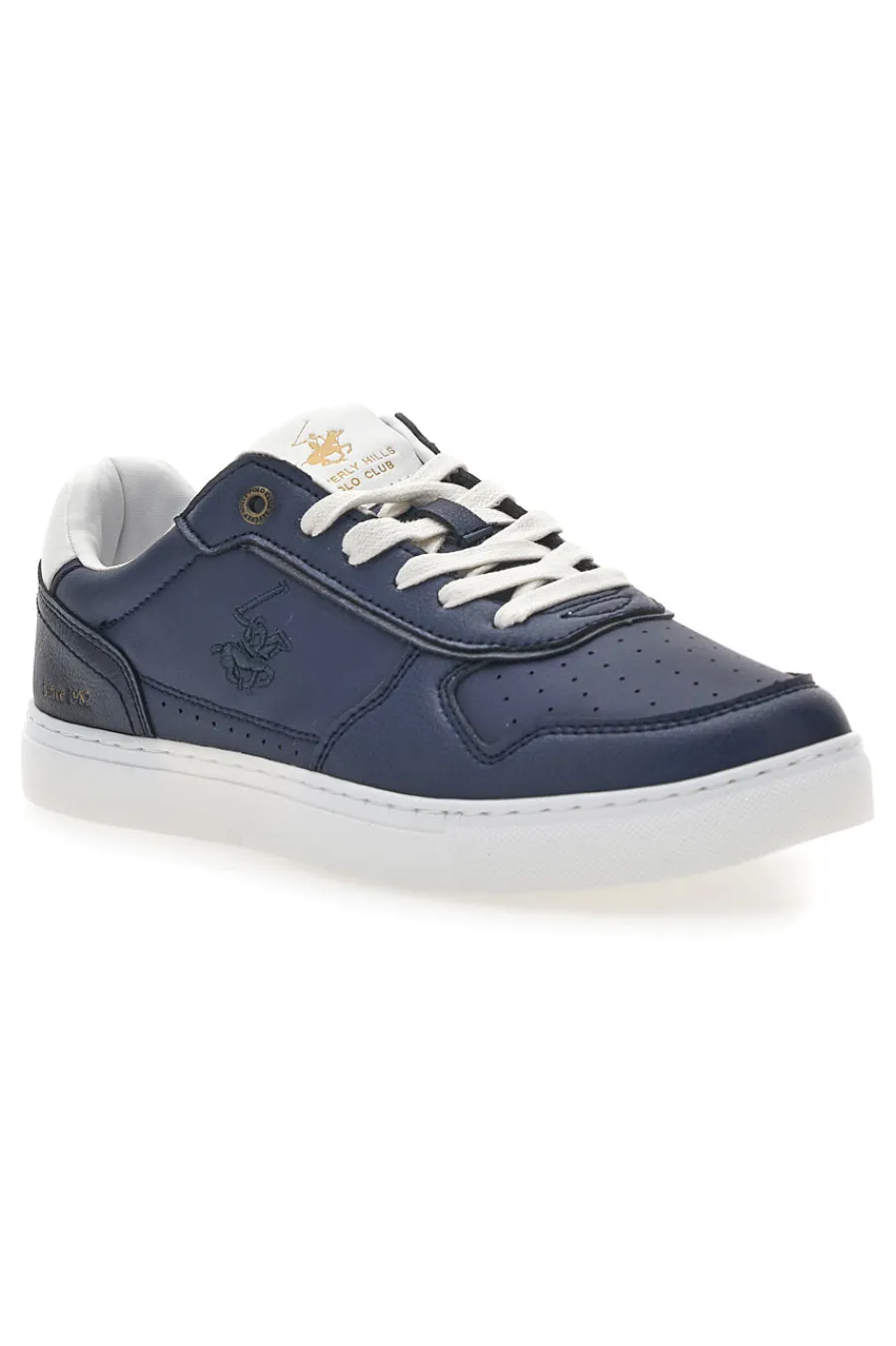 Uomo BEVERLY HILLS Sneakers blu con dettagli a contrasto Polo Club Mallet LTX