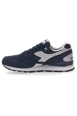 Uomo DIADORA Sneakers blu con inserti grigi in tessuto tecnico N.92