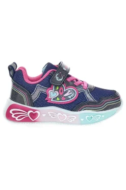 MKIDS Sneakers blu con luci a LED e dettagli glitter M-Kids MG104