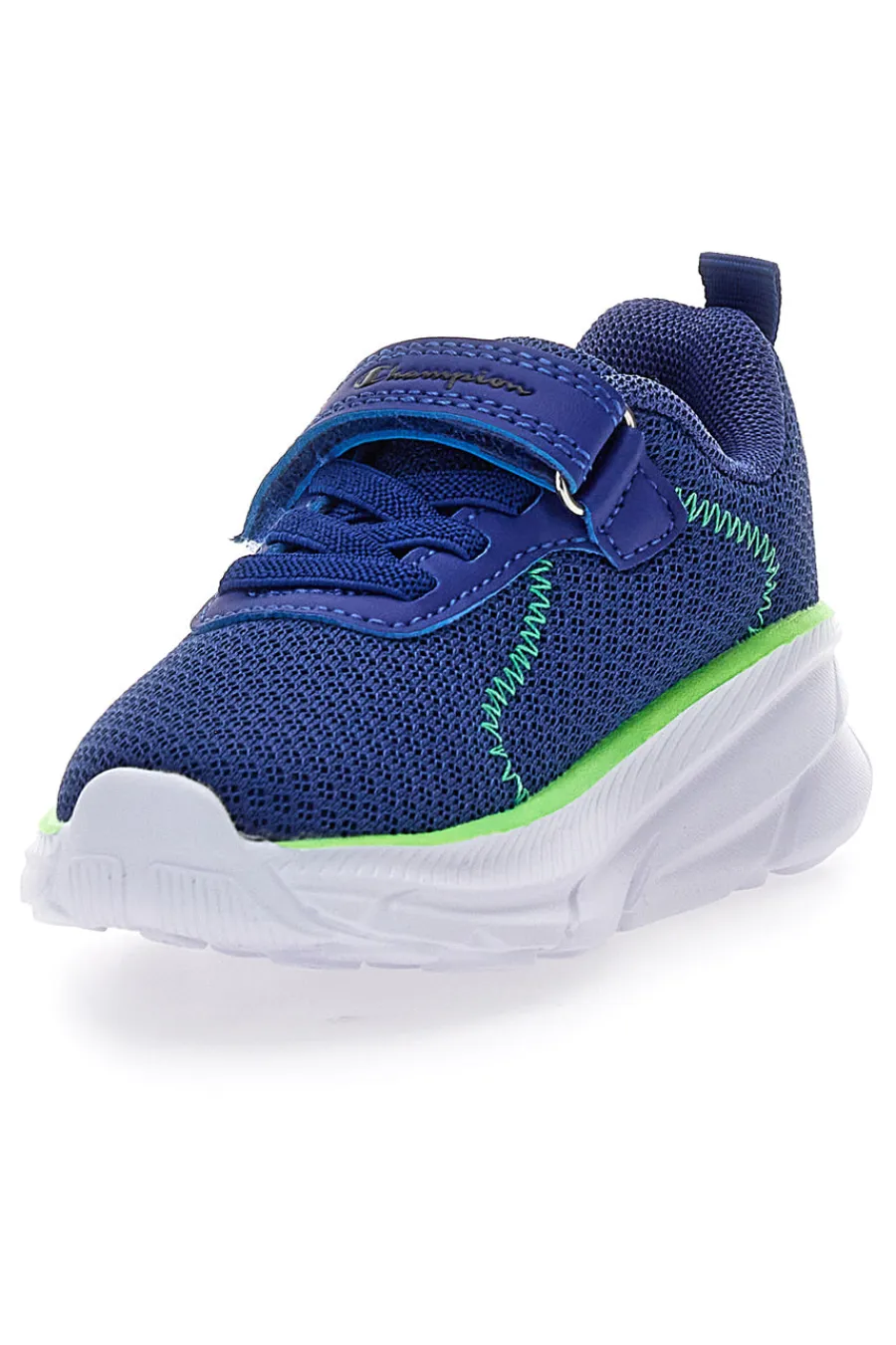 CHAMPION Sneakers blu con rete e strappo HRO J B TD Low Cut