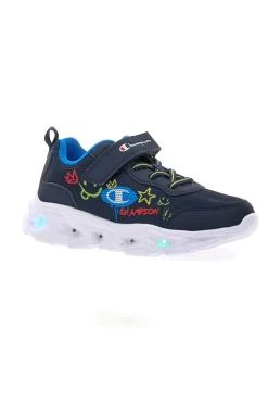 CHAMPION Sneakers blu con stampa e luci Funfair Print B PS Low Cut Shoe