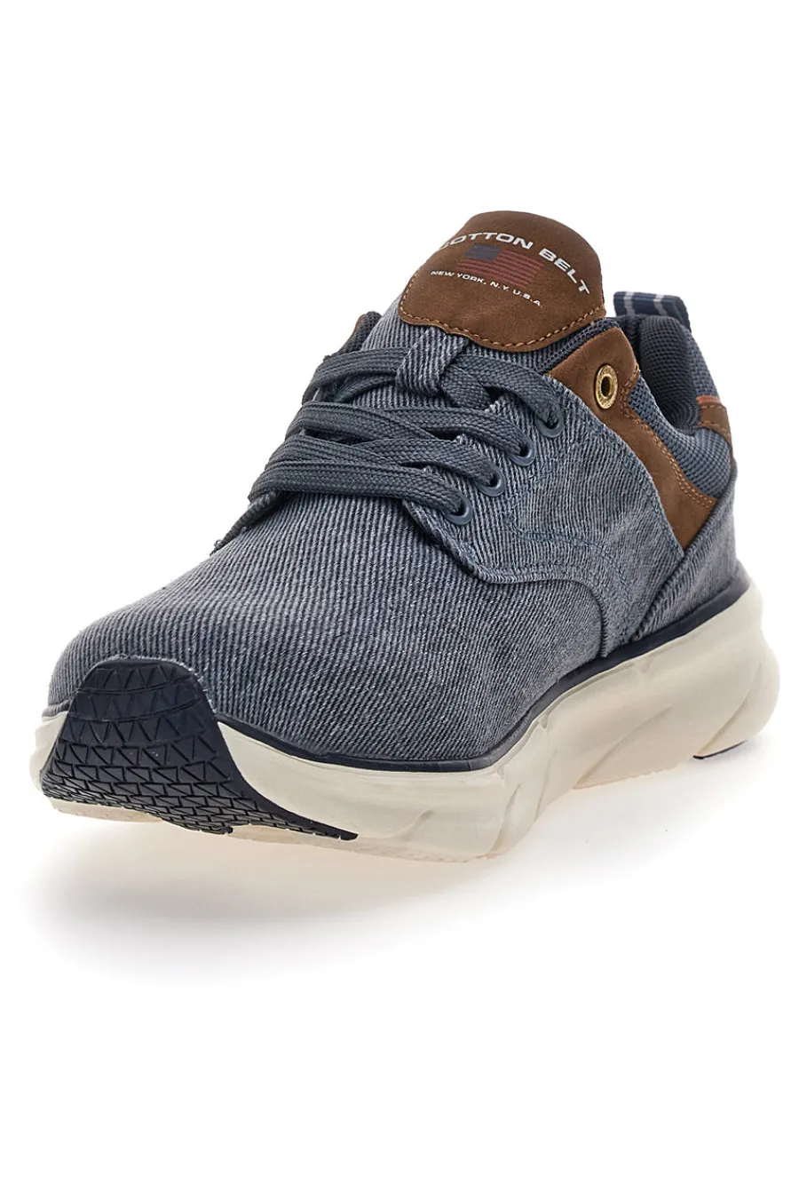 Uomo COTTON BELT Sneakers Blu CBM85A10