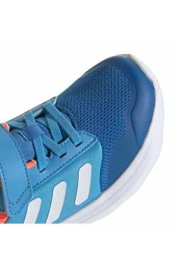 ADIDAS Sneakers blu e arancioni traspiranti con strappo Tensaur Run 3.0 EL C