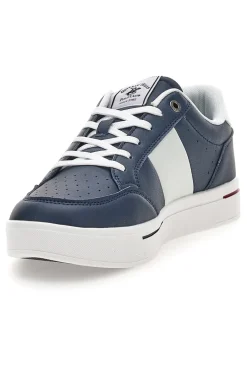 Uomo BEVERLY HILLS Sneakers e Bianco suola a contrasto polo club BHM6100