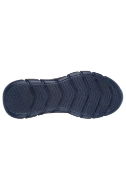 Uomo SKECHERS Sneakers blu in knit ammortizzate Bobs B Flex Chill Edge