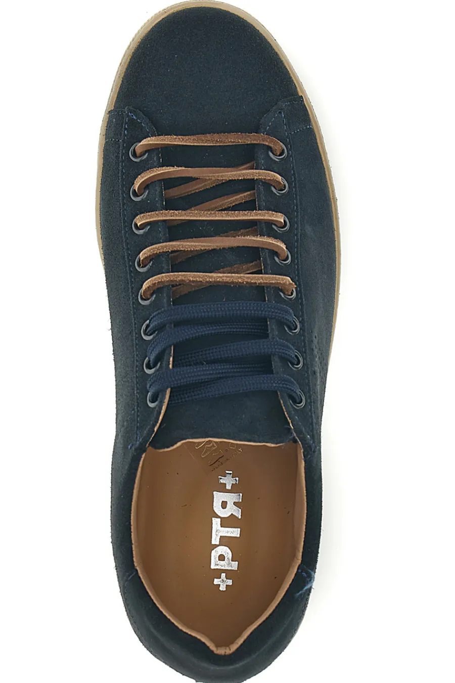 Uomo PTR Sneakers blu in vera pelle 7250