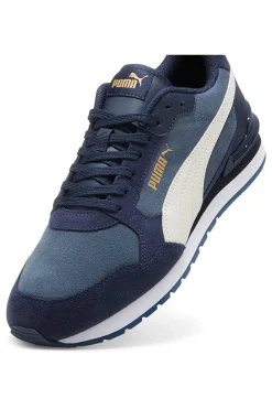 Uomo PUMA Sneakers blu scamosciate retrò ST Runner v4 SD