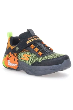 SKECHERS Sneakers con Luci Nere Dino-Light