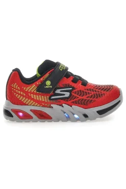 SKECHERS Sneakers Con Luci Glow Elite-Vorlo Rosse