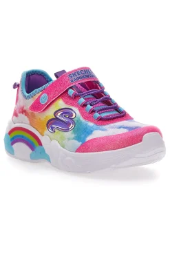 SKECHERS Sneakers con Luci Rainbow Racer Multicolore