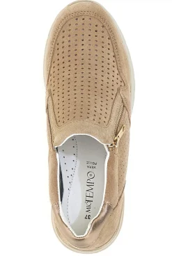 MIO TEMPO Sneakers con Zip Beige 19832 SABBIA Online