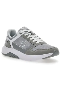 Uomo COTTON BELT Sneakers Kant Grigie