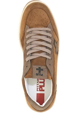 Uomo PITTARELLO PLUS Sneakers da uomo marrone in pelle Aurelius