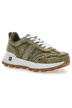 FREDDY Sneakers Effetto Jeans Verdi FY7604 MILITARY