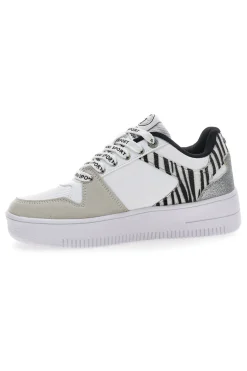 Donna SOLO SOPRANI Sneakers Flatform Soprani Alex Bianche Animalier