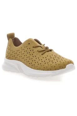 TALEMI Sneakers Gialle con Tomaia Traforata BK25S861 GIALLO New