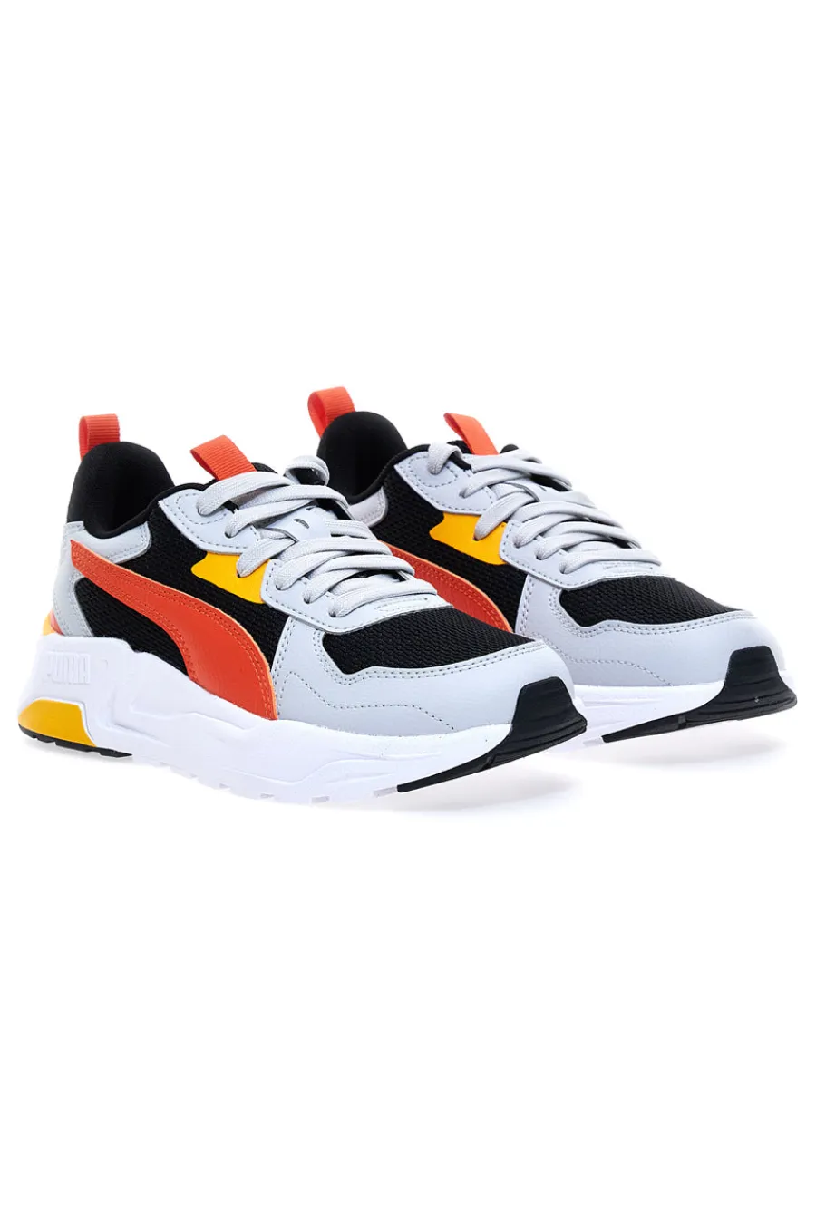 PUMA Sneakers Grigia, Rossa e Nera TRINITY LITE JR