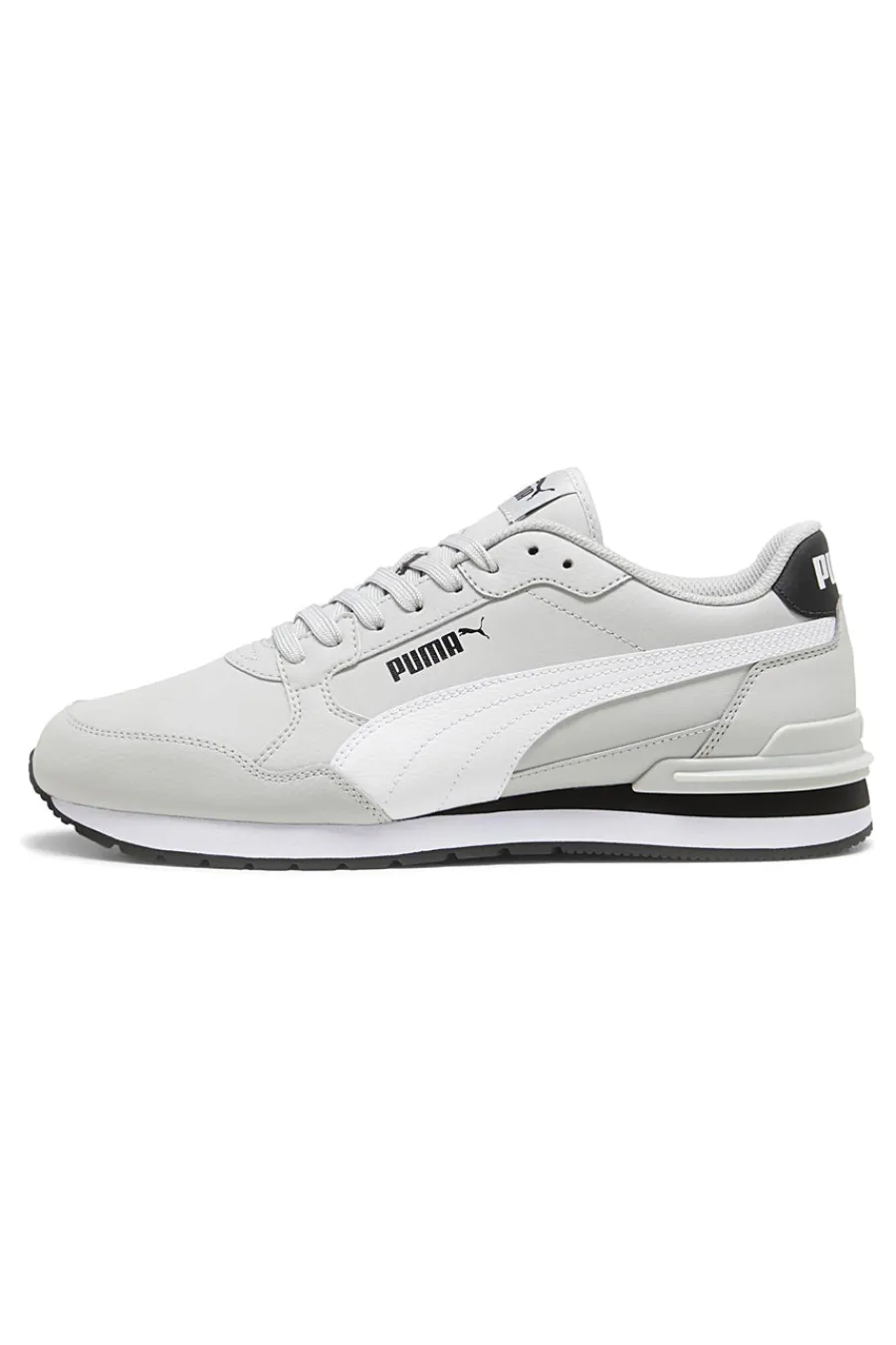 Uomo PUMA Sneakers grigie con dettagli bianchi e soletta SoftFoam+ ST Runner v4 L