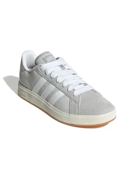 Uomo ADIDAS Sneakers grigie con dettagli bianchi stile retrò Grand Court Base 00s