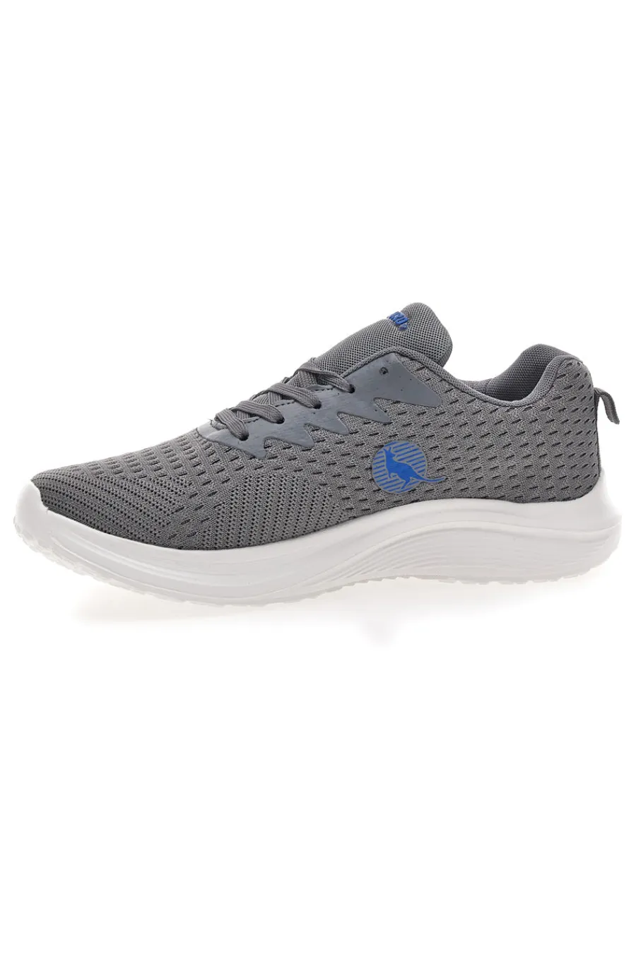 Uomo CANGURO Sneakers Grigie con Lacci e Memory System CA292