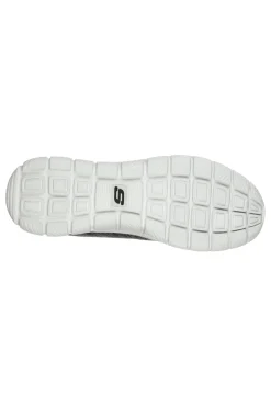 Uomo SKECHERS Sneakers Grigie Con Memory Foam Skeachers Track Front Runner