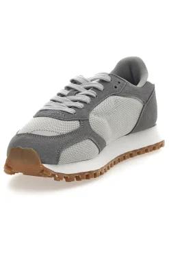Uomo GAS Sneakers Grigie Con Suola a Contasto Spidy Mix