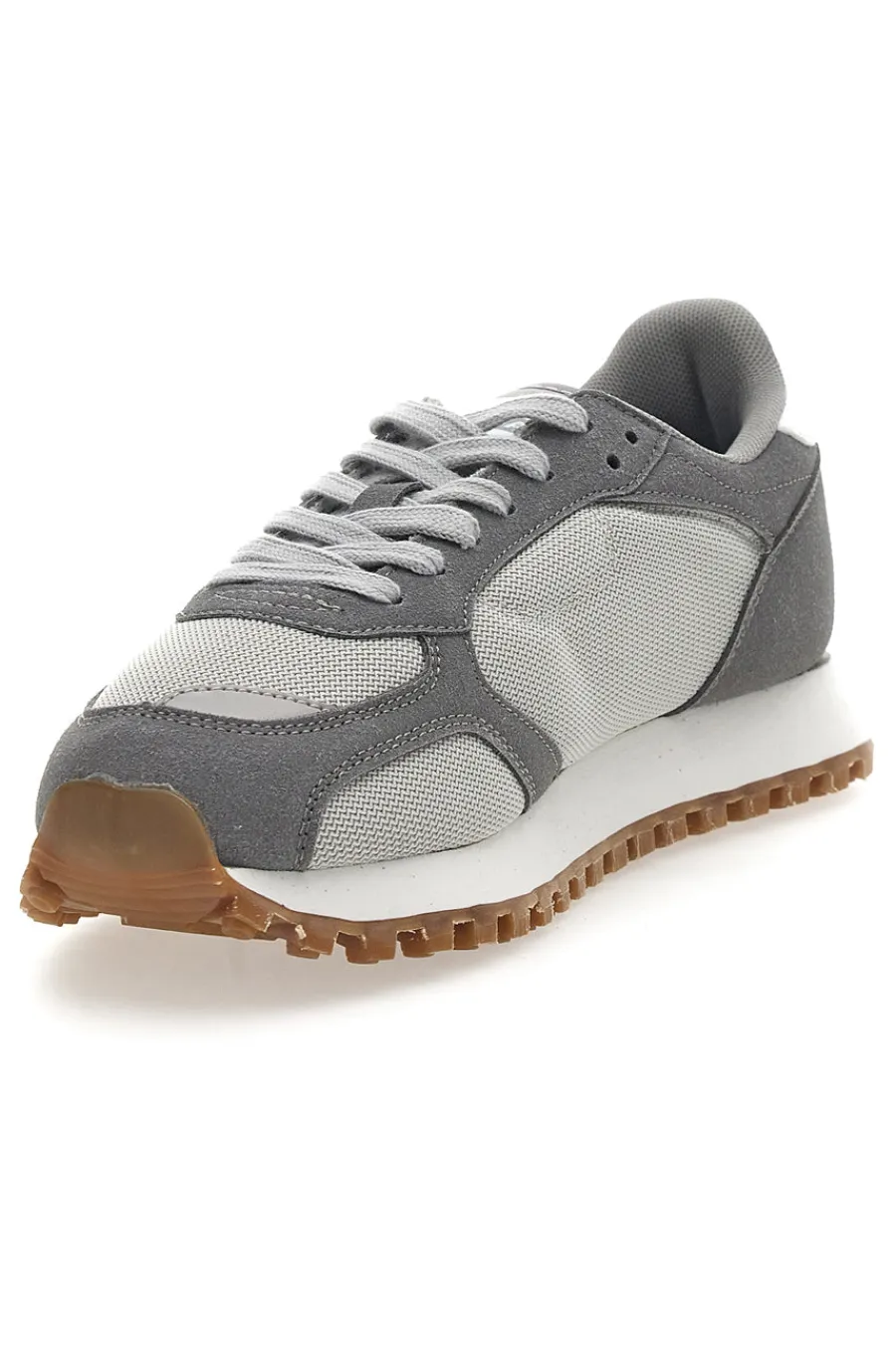 Uomo GAS Sneakers Grigie Con Suola a Contasto Spidy Mix