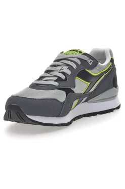 Uomo DIADORA Sneakers Grigie con Tomaia in Pelle N.92