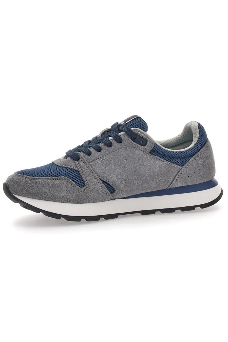 Uomo LOTTO Sneakers Grigie e Blu Con Air Memory Foam Trainer Amf Msh