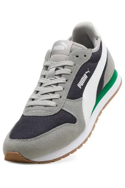 Uomo PUMA Sneakers grigie e navy in mesh con dettagli scamosciati ST Miler